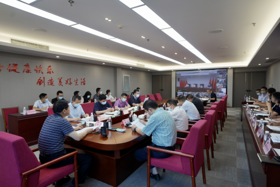 四川庄闲游戏集团召开疫情防控工作领导小组2022年第3次会议 集团党委书记、董事长、疫情防控工作领导小组第一组长任丁主持会议并讲话